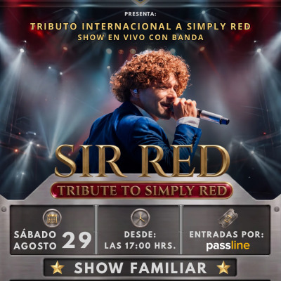 TRIBUTO A SIMPLY RED, SIR RED EN ESPACIO ROCK AND ROLL