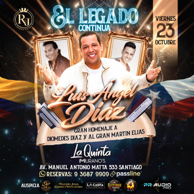 Luis Angel Diaz Acosta gran homenaje a Diomedes Díaz y al Gran Martín Elías