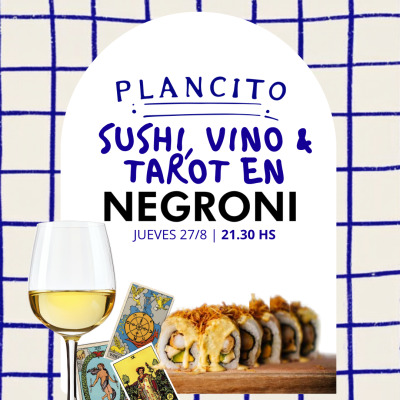 Sushi vino & Tarot en Negroni
