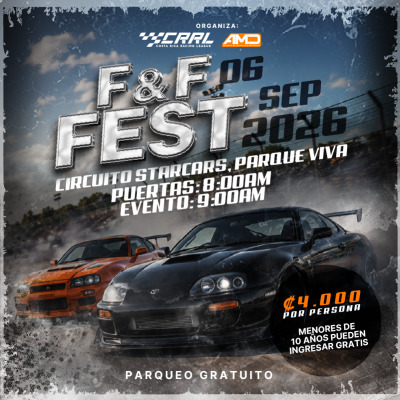 F&F FEST: 6 SEPT 2026
