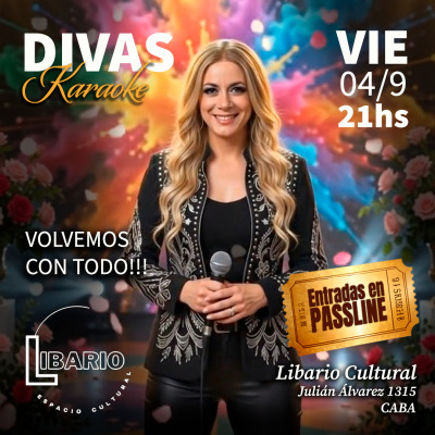 DIVAS KARAOKE 2026 - SEPTIEMBRE en LIBARIO