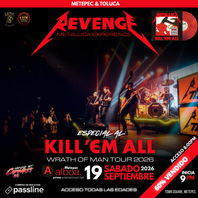 Revenge Metallica Experience en Metepec