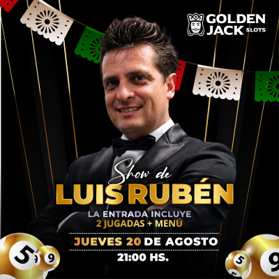 Cena Show – Tributo a Luis Miguel en Golden Jack Slots
