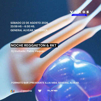 VAMOS CLUB | SAB 22 AGOSTO | NOCHE REGGAETON & RKT