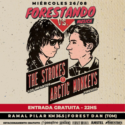Arctic Monkeys Vs. The Strokes - Forestando Musica