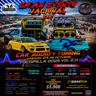 NACIONAL DEL CAR AUDIO Y TUNING - TOCOPILLA 2026 VOL.2.0