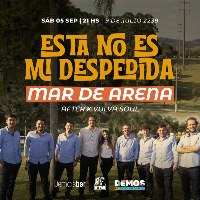 Esta no es mi despedida: Mar de Arena