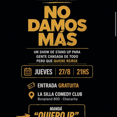 NO DAMOS MAS