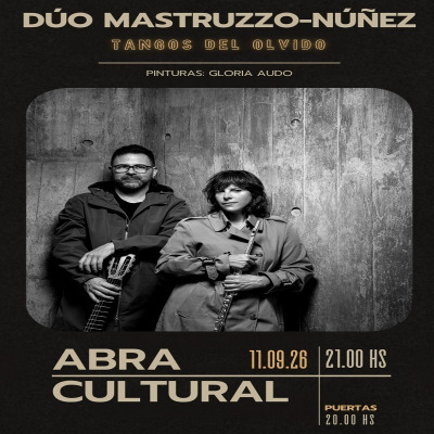 Tangos del Olvido- recital lanzamiento álbum debut del Dúo Mastruzzo-Núñez