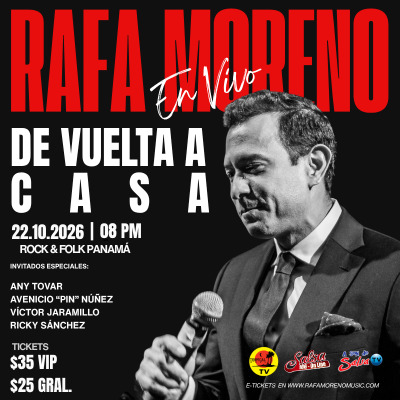 Rafa Moreno en vivo. De vuelta a casa.
