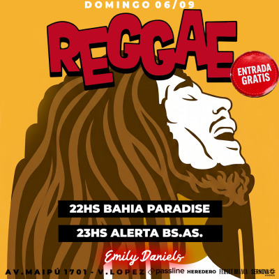NOCHE REGGAE - EN EMILY DANIELS