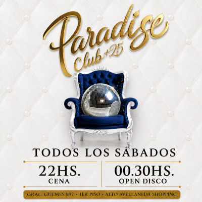 (05/09) PARADISE CLUB - Maldini Avellaneda
