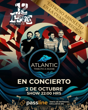 Show KEANE en 12 Lunas - ATLANTIC en vivo