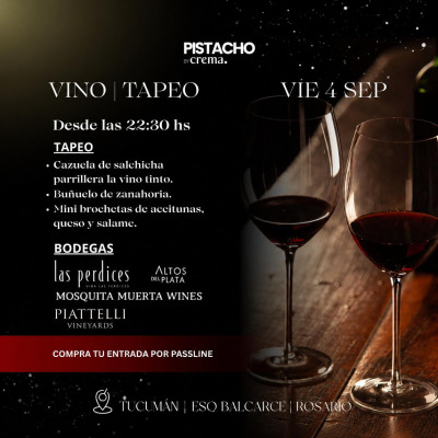 PISTACHO by CREMA | VINO & TAPEO | 04.09.26