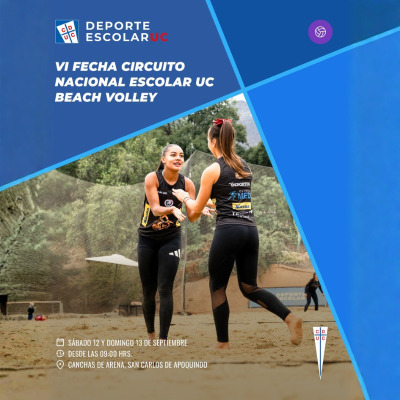 6ta Fecha Circuito Nacional Escolar UC Beach Volley 2026