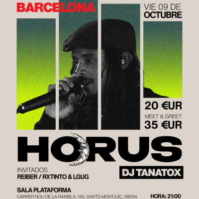 Concierto de Horus en Barcelona
