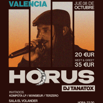 Concierto de Horus en Valencia España