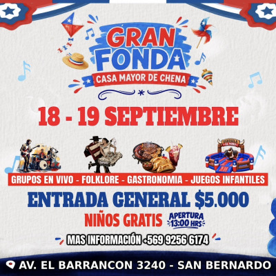 GRAN FONDA 2026 en CASA MAYOR DE CHENA