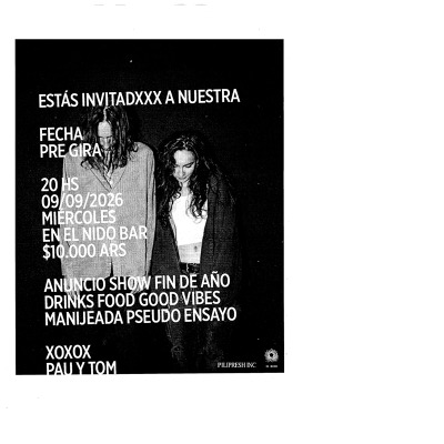 Paula Prieto - Pre tour 9/09