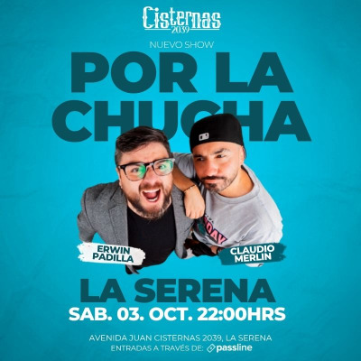 Erwin Padilla con Claudio Merlin en Cisternas!