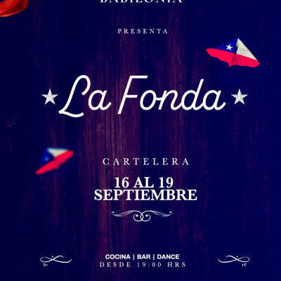 BABILONIA - LA FONDA - 16 AL 19 DE SEPTIEMBRE