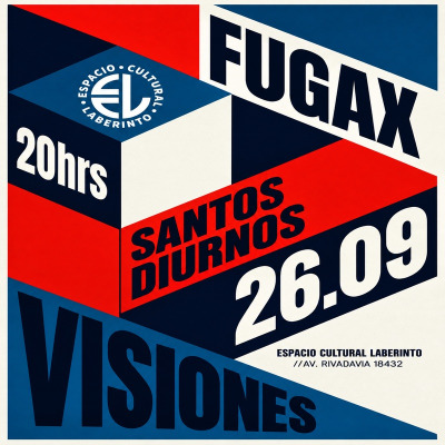 VISIONES-FUGAX-LOS SANTOS DIURNOS en Espacio Cultural  Laberinto