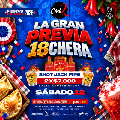 La previa 18CHERA |Sábado 12 de Septiembre