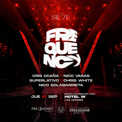 FREQUENCY ★ JUEVES 17 SEPTIEMBRE ★ Club Siete - Piso 4 Hotel W