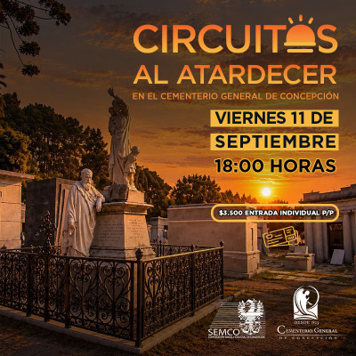 Circuitos al Atardecer por el Cementerio General de Concepción