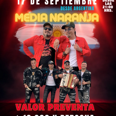 TRONCAL URBANO presenta 17 SEP MEDIA NARANJA