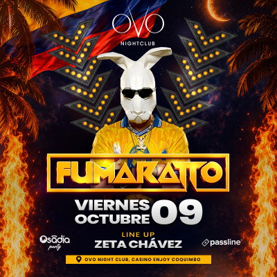 FUMARATTO  en Vivo – DESDE COLOMBIA  en OVO