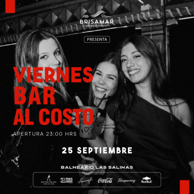 Afiche de Brisamar Bar al costo Viernes 25 de Septiembre