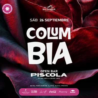 Afiche de COLUMBIA SÁBADO 26 DE SEPTIEMBRE