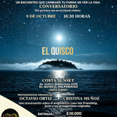 Conversatorio Isla Friendship junto a los protagonistas reales de este caso ufológico