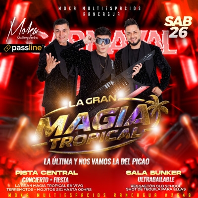 MOKA CLUB presenta LANZAMIENTO HOLA 2027 CON LA GRAN MAGIA TROPICAL
