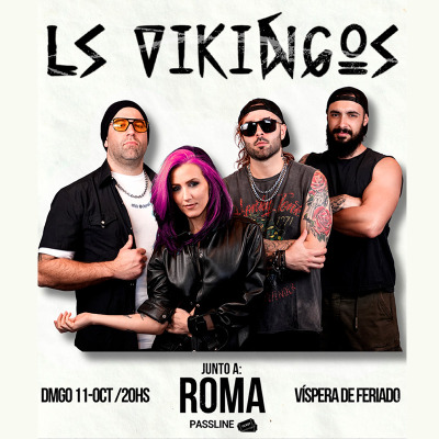 LS VIKINGOS + ROMA en Floyd (Rosario)