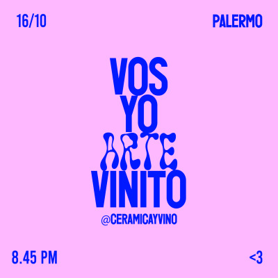 ★ CERAMICA Y VINO 16/10 ★