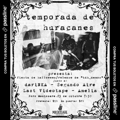 TEMPORADA DE HURACANES - FIESTA DE HALLOWEEN / RELEASE SHOW