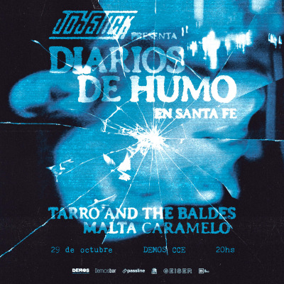 JOYSTICK presenta “DIARIOS DE HUMO” + Malta Caramelo + Tarro and The Baldes