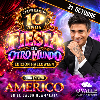 FIESTA ANIVERSARIO OVALLE CASINO & RESORT CON AMERICO