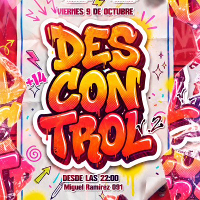 Afiche de DESCONTROL en THE SECRET by HOUSE