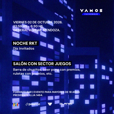 VAMOS CLUB | VIERNES 02 OCT| NOCHE RKT