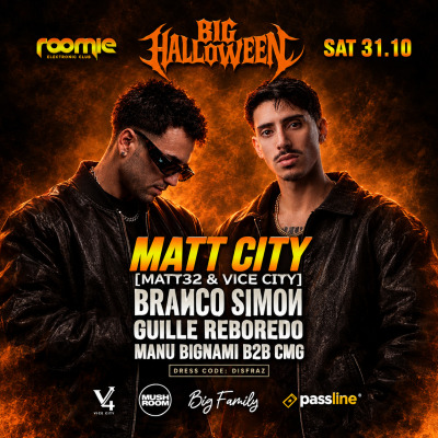 31.10 BIG HALLOWEEN 🎃 MATTCITY (Matt32 & Vice city) - BRANCO SIMON - GUILLE REBOREDO - MANU BIGNAMI - CMG