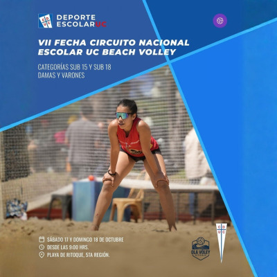 7ta Fecha Circuito Nacional Escolar UC Beach Volley 2026