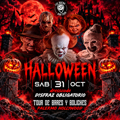 Halloween - Fue Buena Bar Tour - Tour de bares y boliches