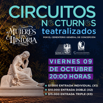 Mujeres con Historia - Circuito nocturno teatralizado
