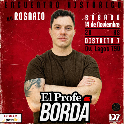 el PROFE BORDA DESPIDE EL AÑO en ROSARIO