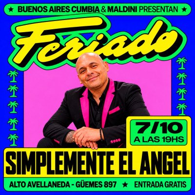 (07/10) FERIADO: SIMPLEMENTE EL ÁNGEL en Maldini Avellaneda