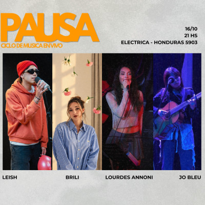 PAUSA - Ciclo Musical en vivo II