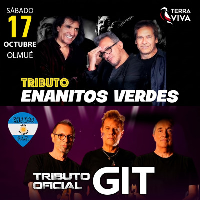 Enanos GIT Gran Tributo a Enanitos Verdes y G.I.T en  Terra Viva